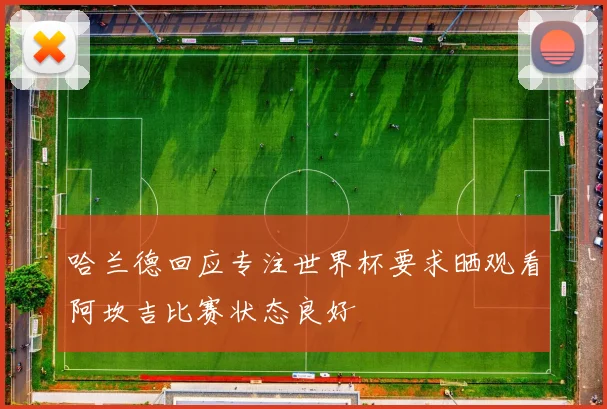 哈兰德回应专注世界杯要求晒观看阿坎吉比赛状态良好