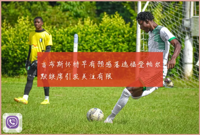 吉布斯怀特早有预感落选福登帕尔默缺席引发关注有限
