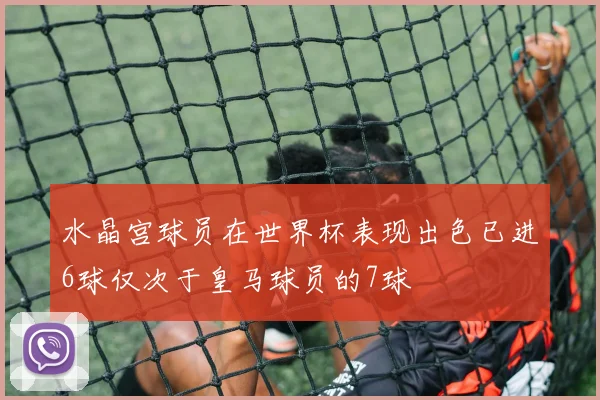 水晶宫球员在世界杯表现出色已进6球仅次于皇马球员的7球
